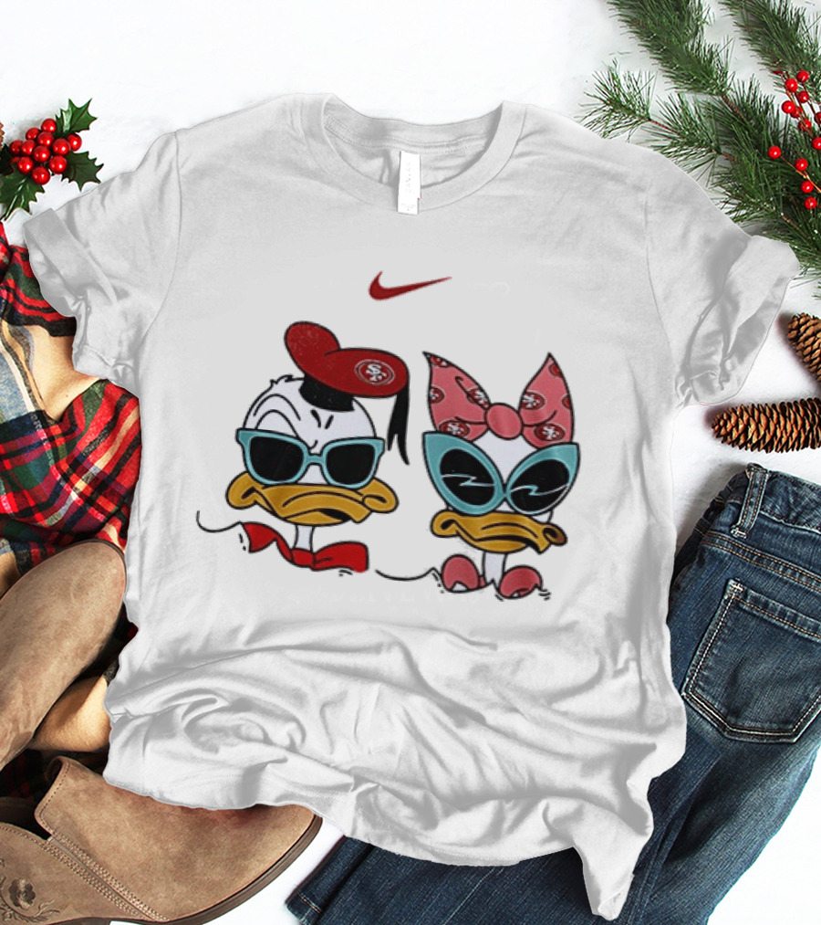 Nike San Francisco 49ers Donald Daisy Duck Collaboration T-Shirt