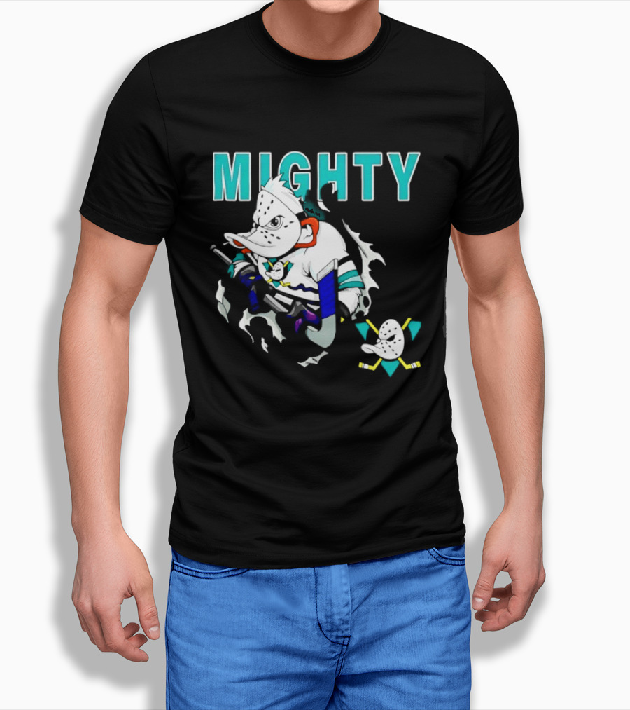 Anaheim Ducks Mighty Hockey Iconic Team T-Shirt