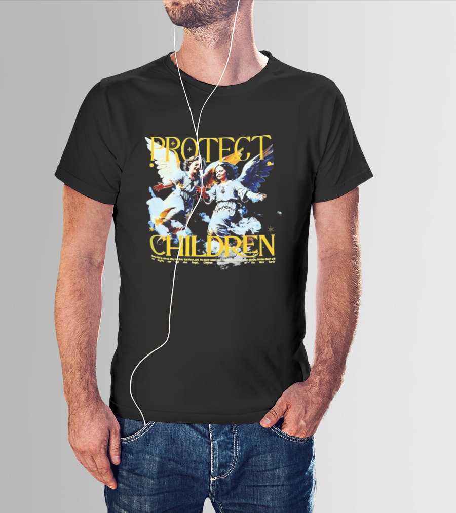 Protect Children Angel Guardians Heavenly Wings T-Shirt