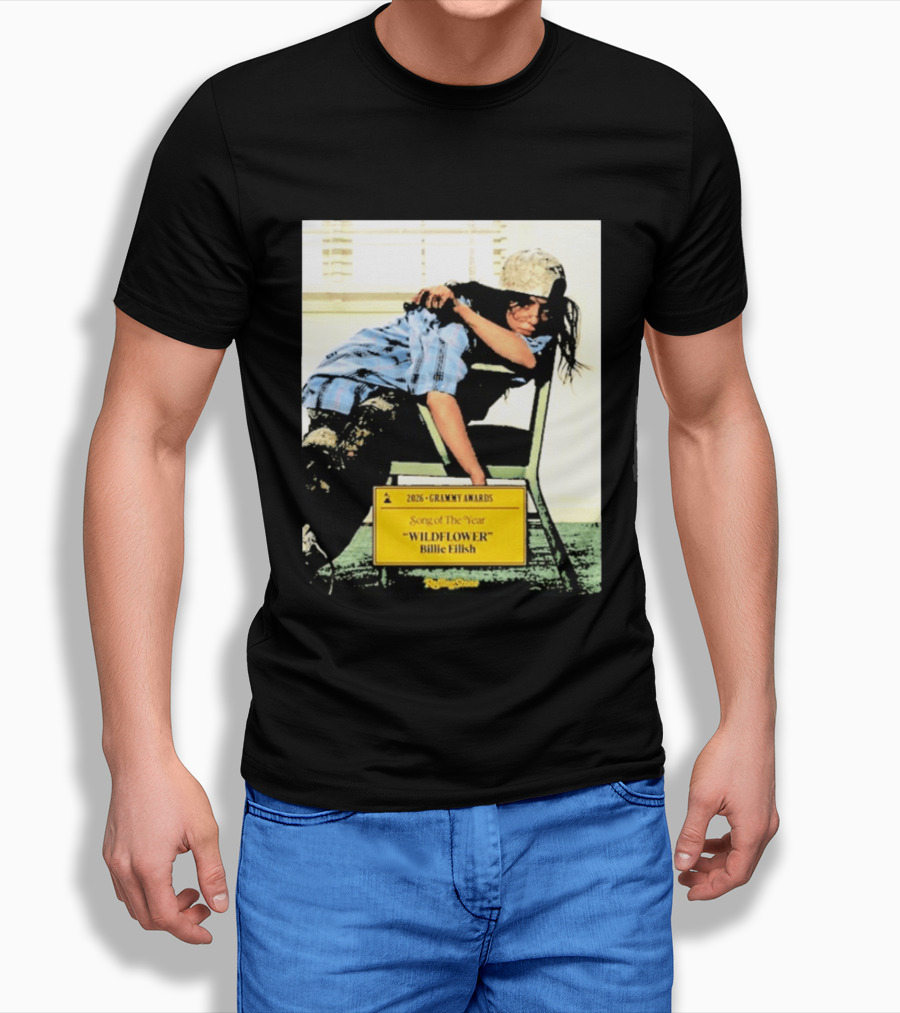 2026 Grammy Awards Song Of The Year Wildflower Billie Eilish Rolling Stone T-Shirt