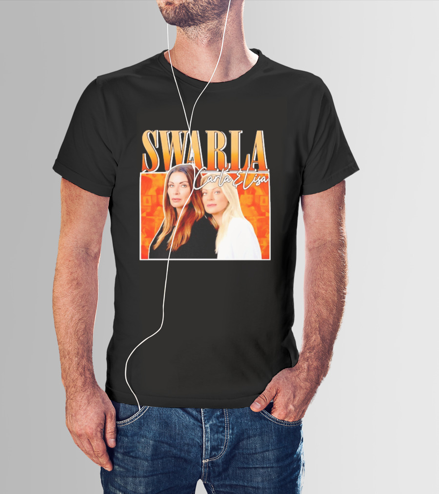 Swarla Carla And Lisa Iconic Orange T-Shirt