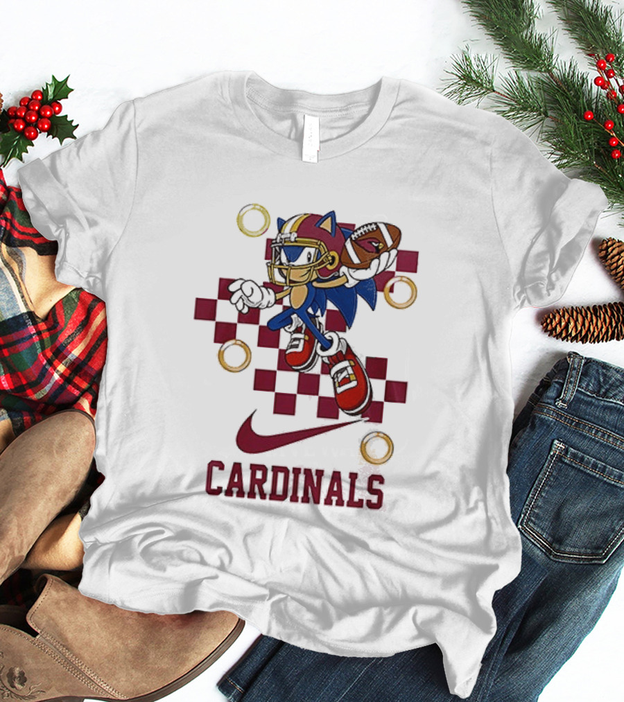 Arizona Cardinals Sonic Crossover Nike Collaboration T-Shirt