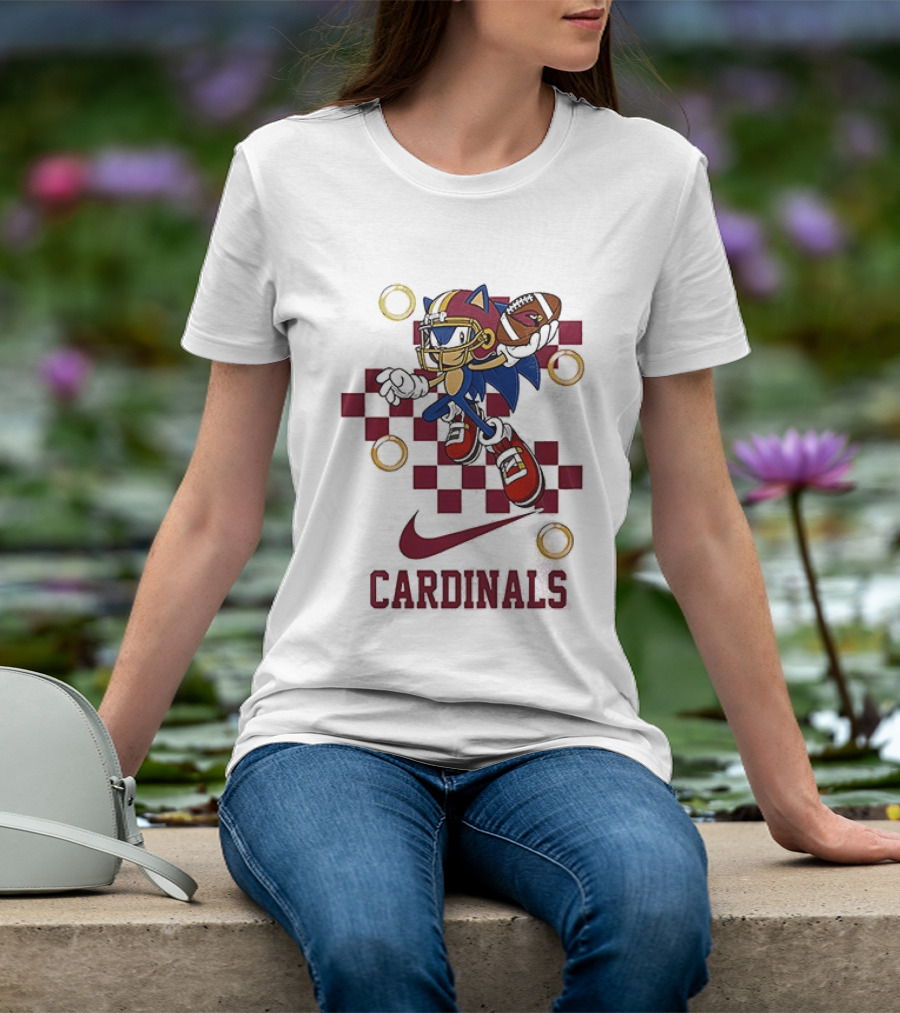 Arizona Cardinals Sonic Crossover Nike Collaboration T-Shirt