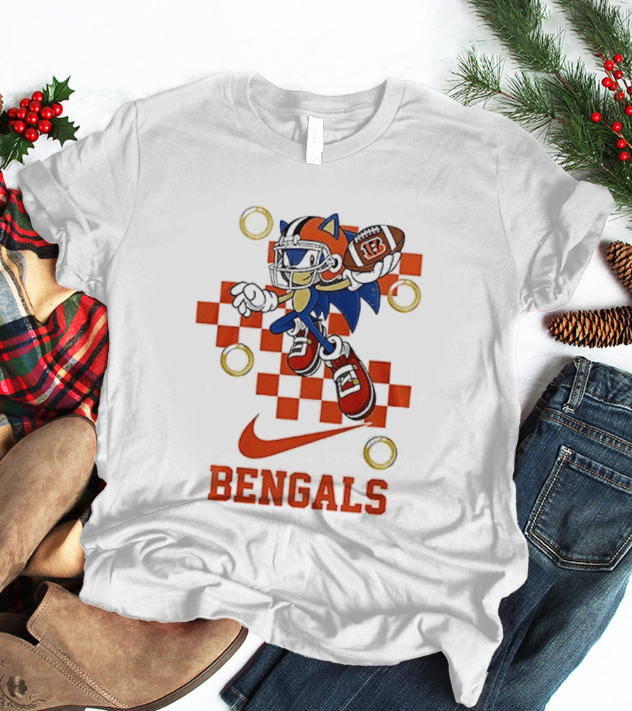 Cincinnati Bengals Sonic Football Collaboration T-Shirt