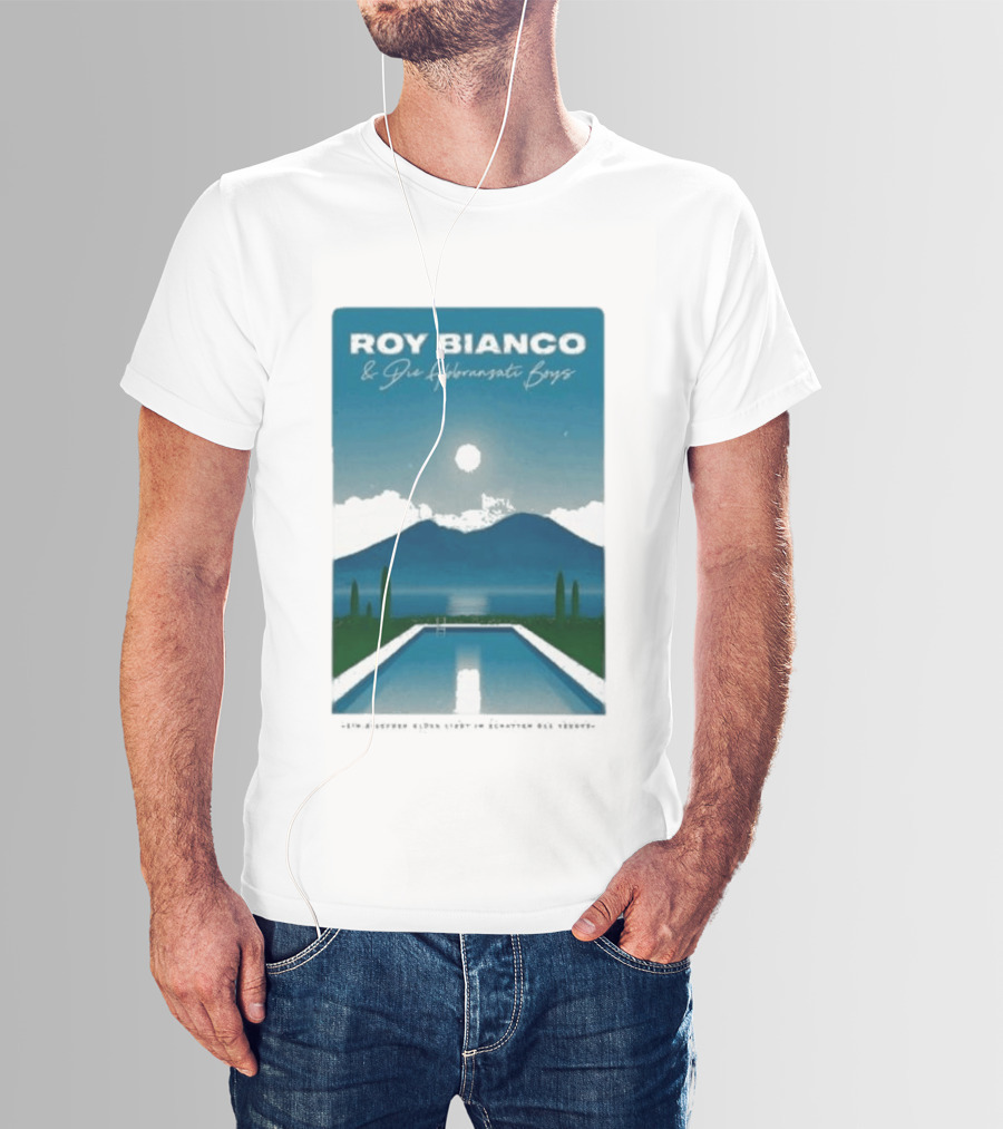 Roy Bianco & Die Abbrunzati Boys Tour 2024 Poolside Paradise Moonlit Mountain T-Shirt