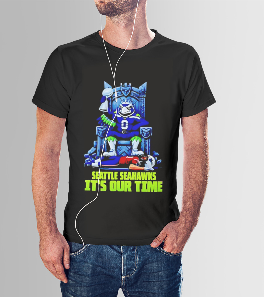 Seattle Seahawks It's Our Time 2026 Jaxon Smith Njigba Football T-Shirt