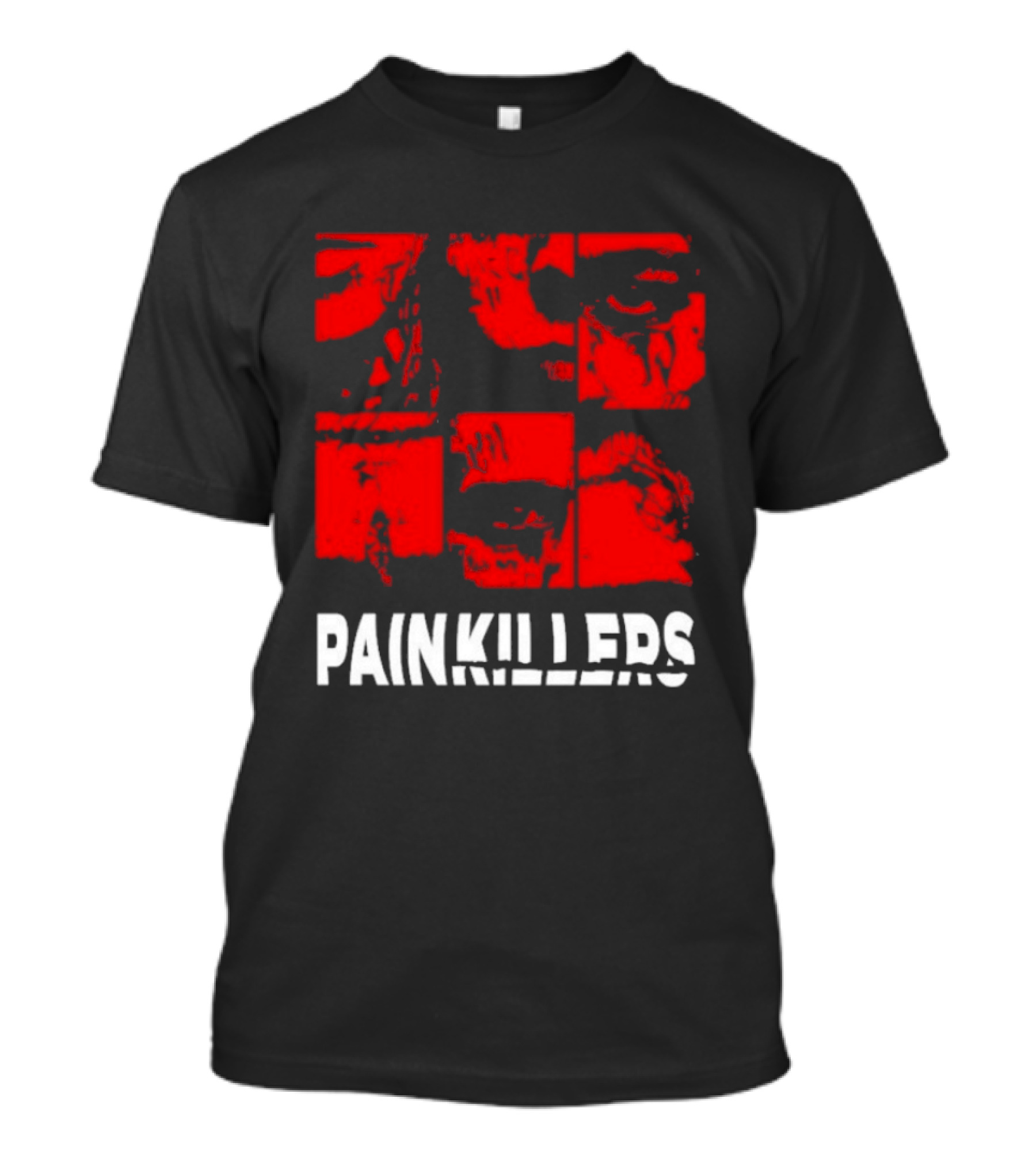 Yzo And Ptk Painkillers Eye Red Faces T-Shirt