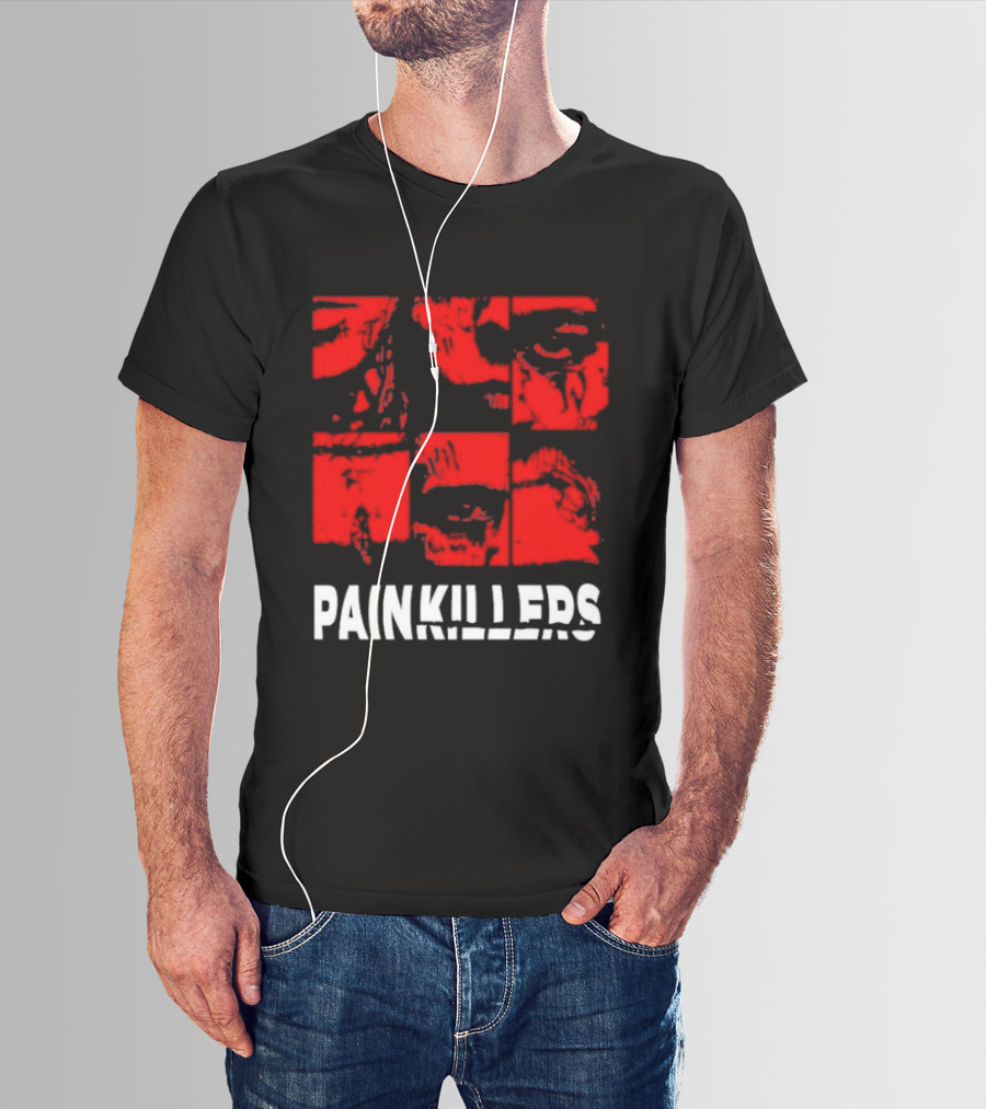 Yzo And Ptk Painkillers Eye Red Faces T-Shirt