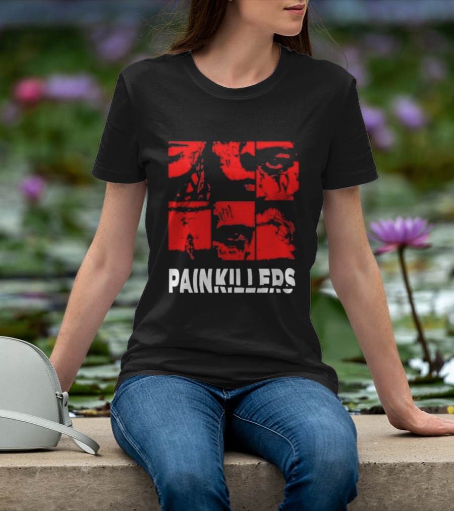 Yzo And Ptk Painkillers Eye Red Faces T-Shirt