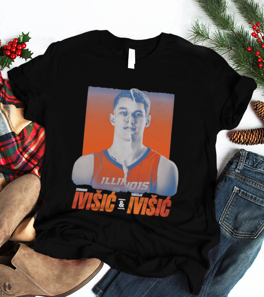 Illinois Fighting Illini Ivisic Basketball T-Shirt