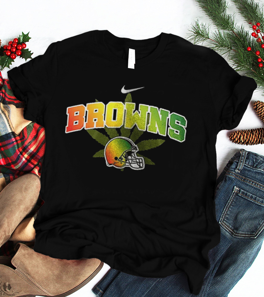 Cleveland Browns One Love Bob Marley Nike Football Helmet T-Shirt