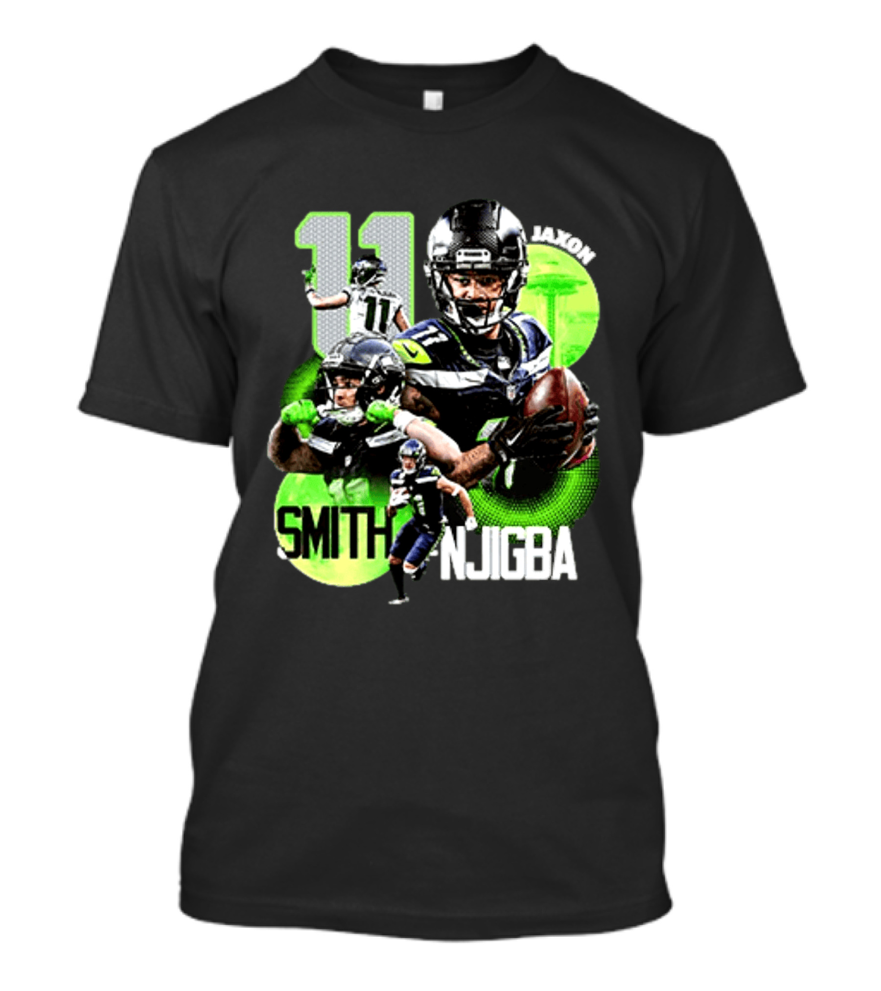 Jaxon Smith Njigba Seahawks Number 11 Football Player T-Shirt