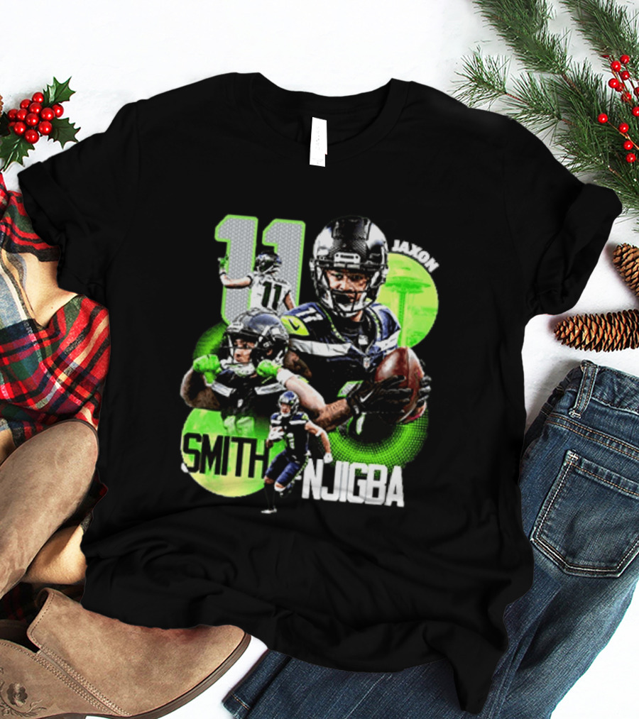 Jaxon Smith Njigba Seahawks Number 11 Football Player T-Shirt