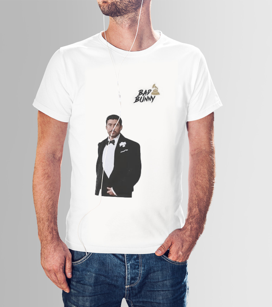 Bad Bunny Grammys Debi Tirar Mas Fotos Album Of The Year T-Shirt