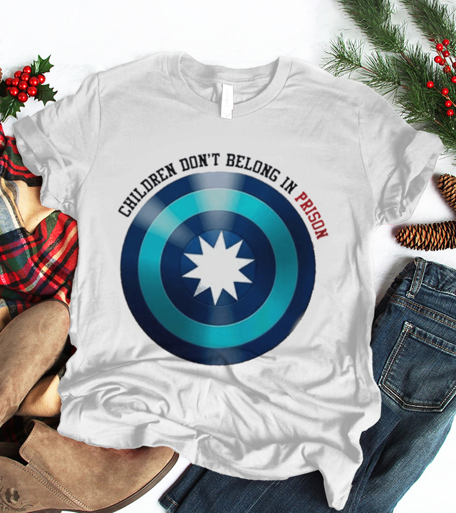 Children Don't Belong In Prison Minnesota Shield Abolish ICE T-Shirt