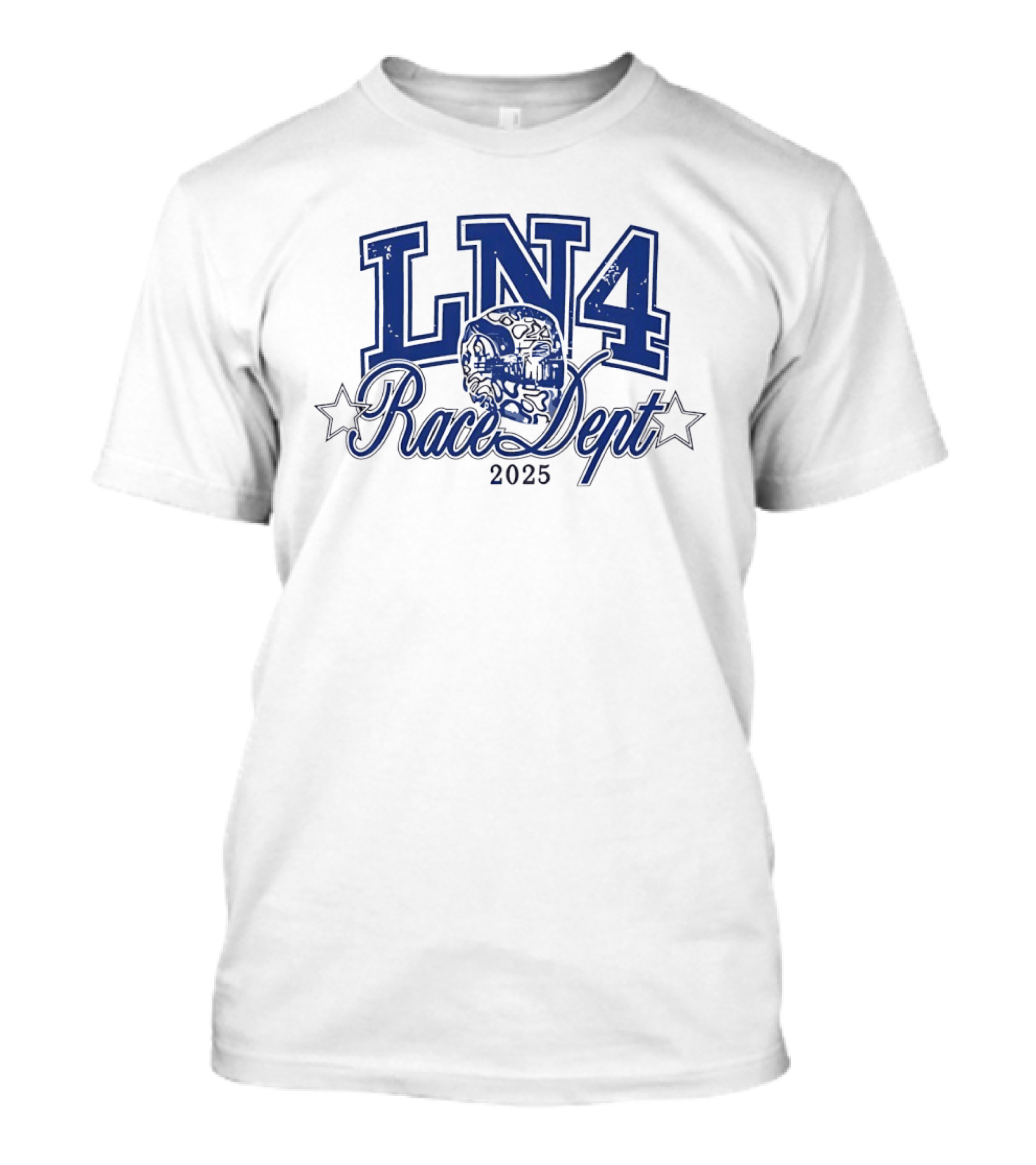 LN4 Race Dept 2025 Skull Star Motif T-Shirt