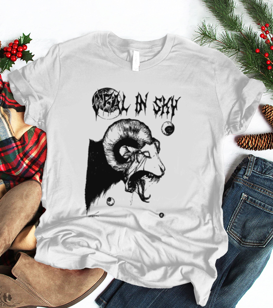 Olivia Dark Opal In Sky Satanic Ram T-Shirt