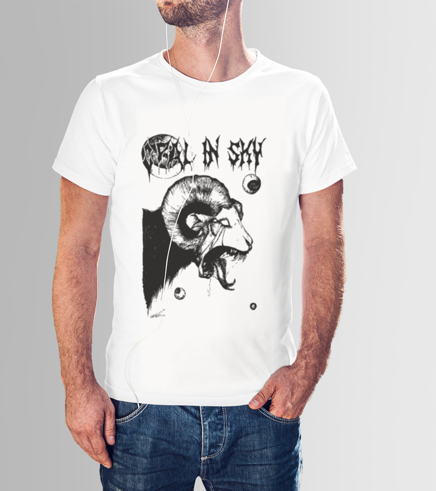 Olivia Dark Opal In Sky Satanic Ram T-Shirt