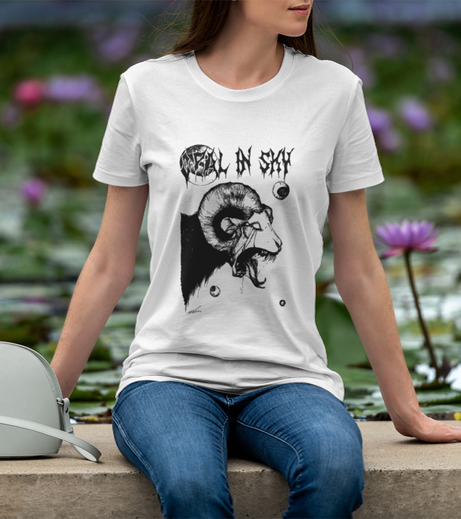 Olivia Dark Opal In Sky Satanic Ram T-Shirt