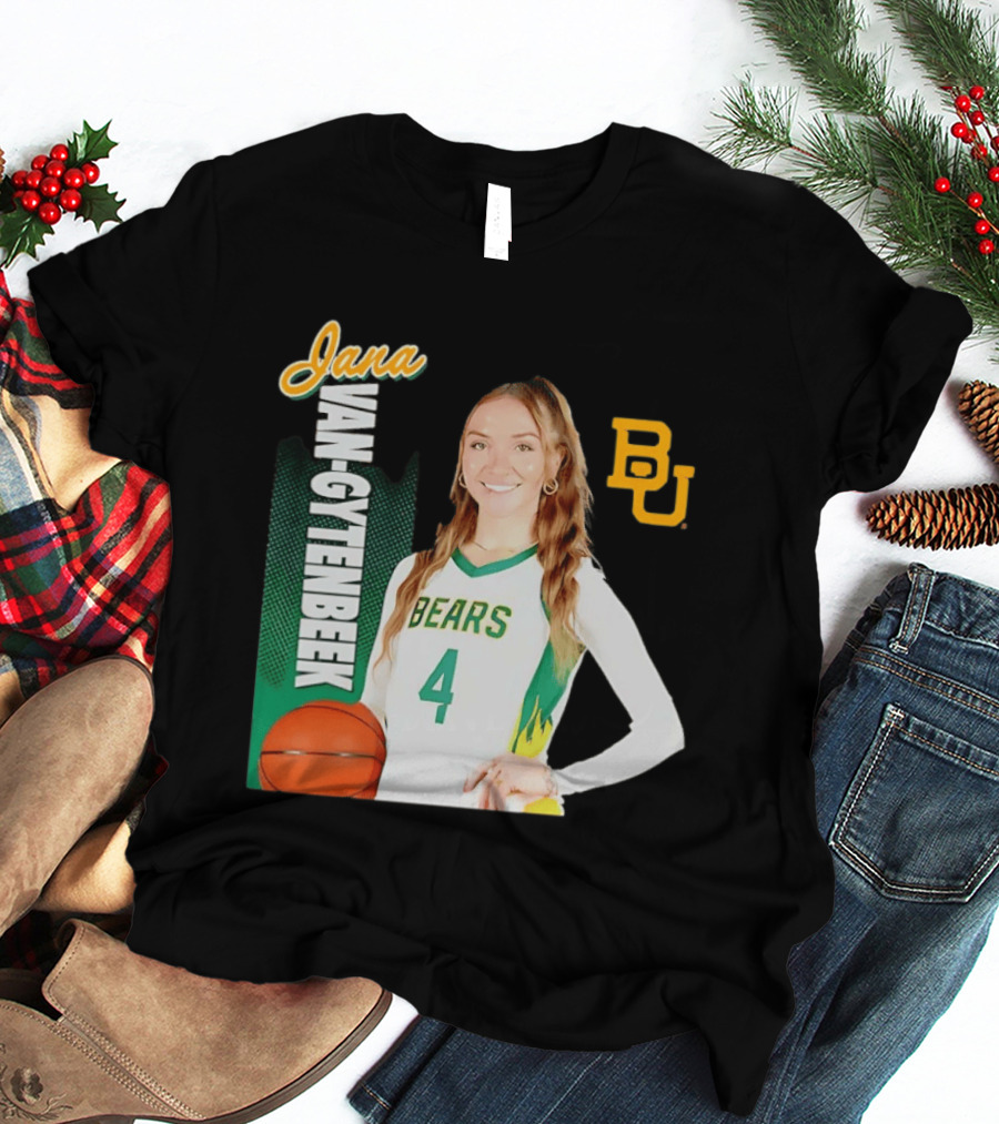 Jana Van Gytenbeek Baylor Bears NCAA Basketball BU T-Shirt