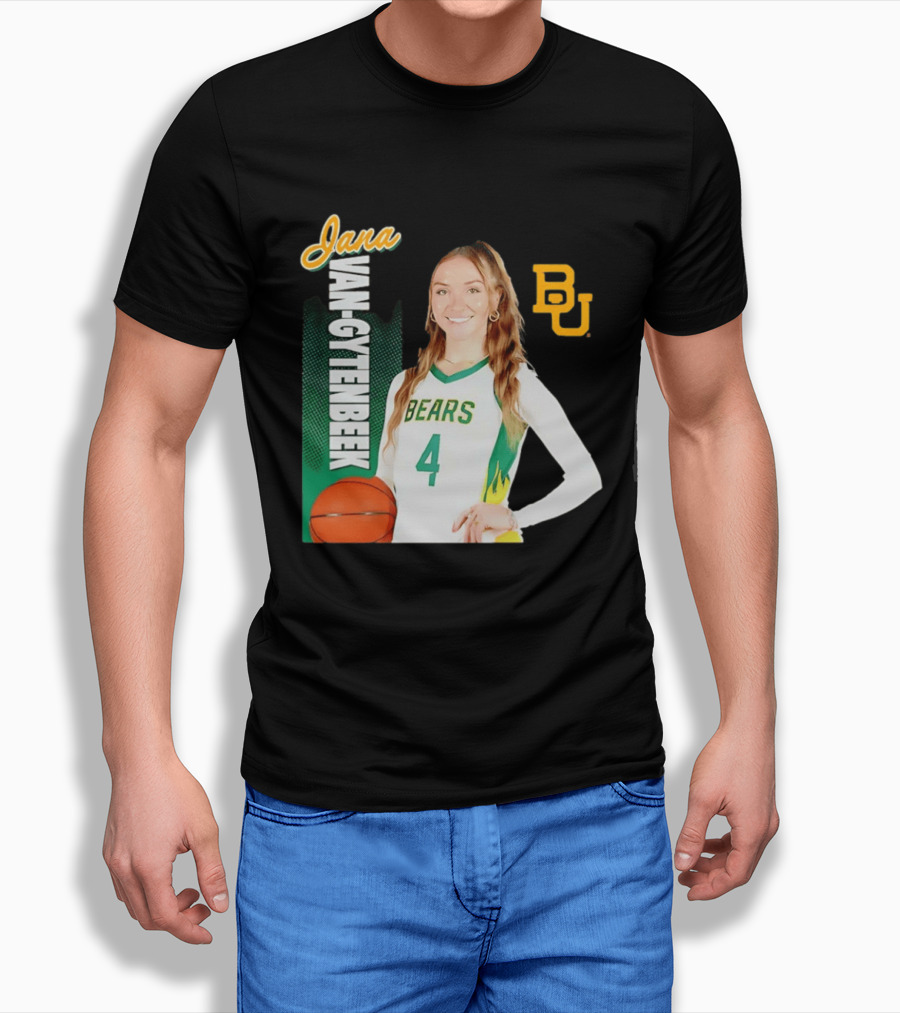 Jana Van Gytenbeek Baylor Bears NCAA Basketball BU T-Shirt