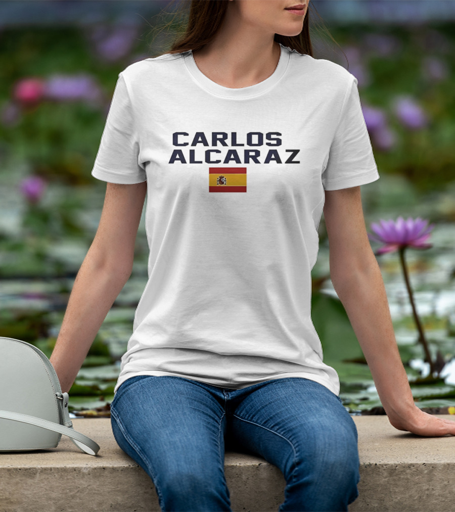 Carlos Alcaraz Spanish Flag T-Shirt