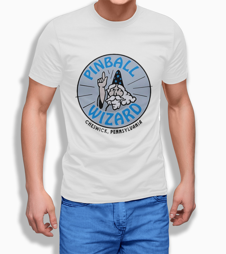 Pinball Wizard Cheswick Pennsylvania Nostalgic Wizard T-Shirt