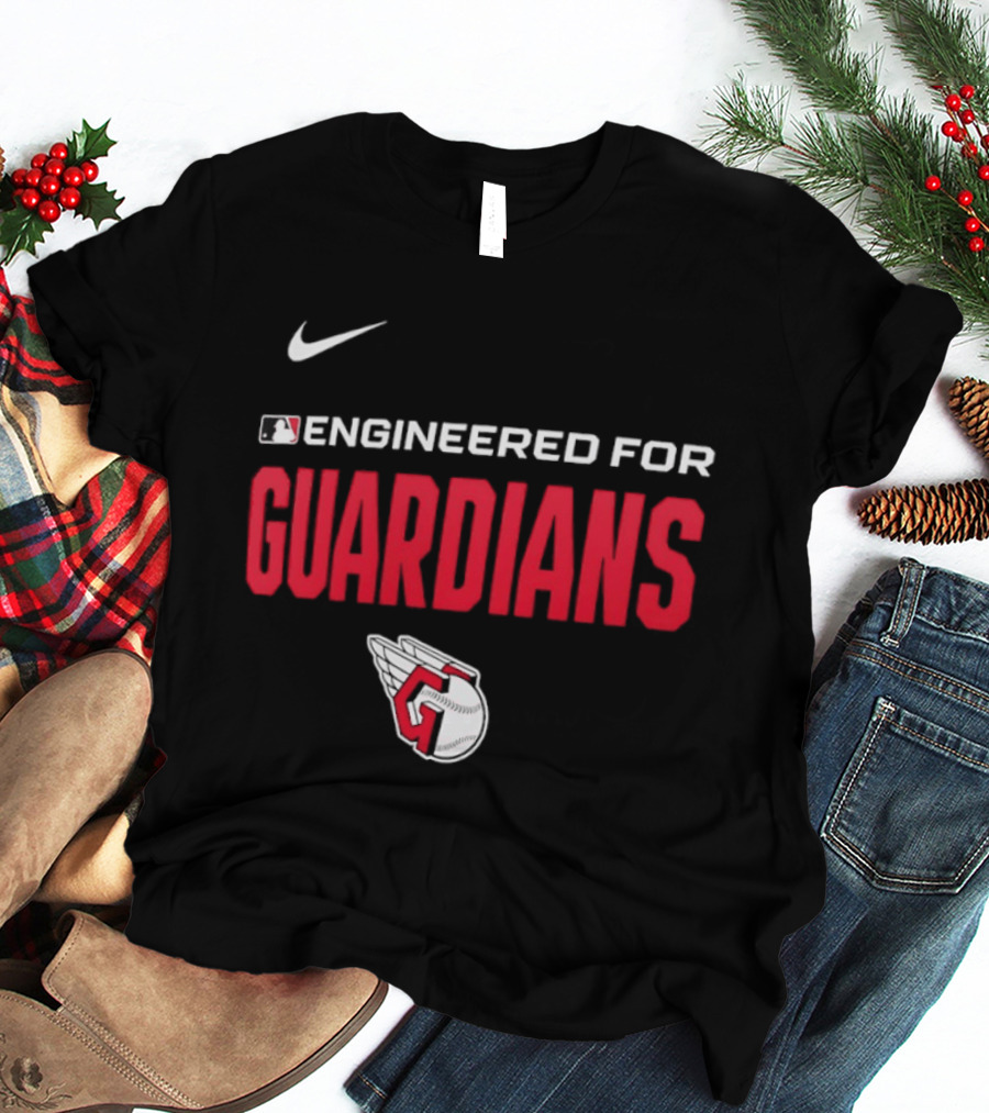 Engineered For Cleveland Guardians Nike MLB Team T-Shirt