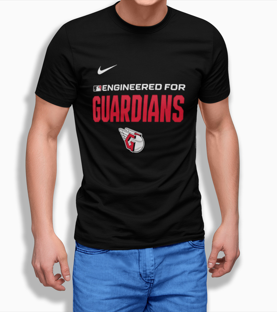 Engineered For Cleveland Guardians Nike MLB Team T-Shirt