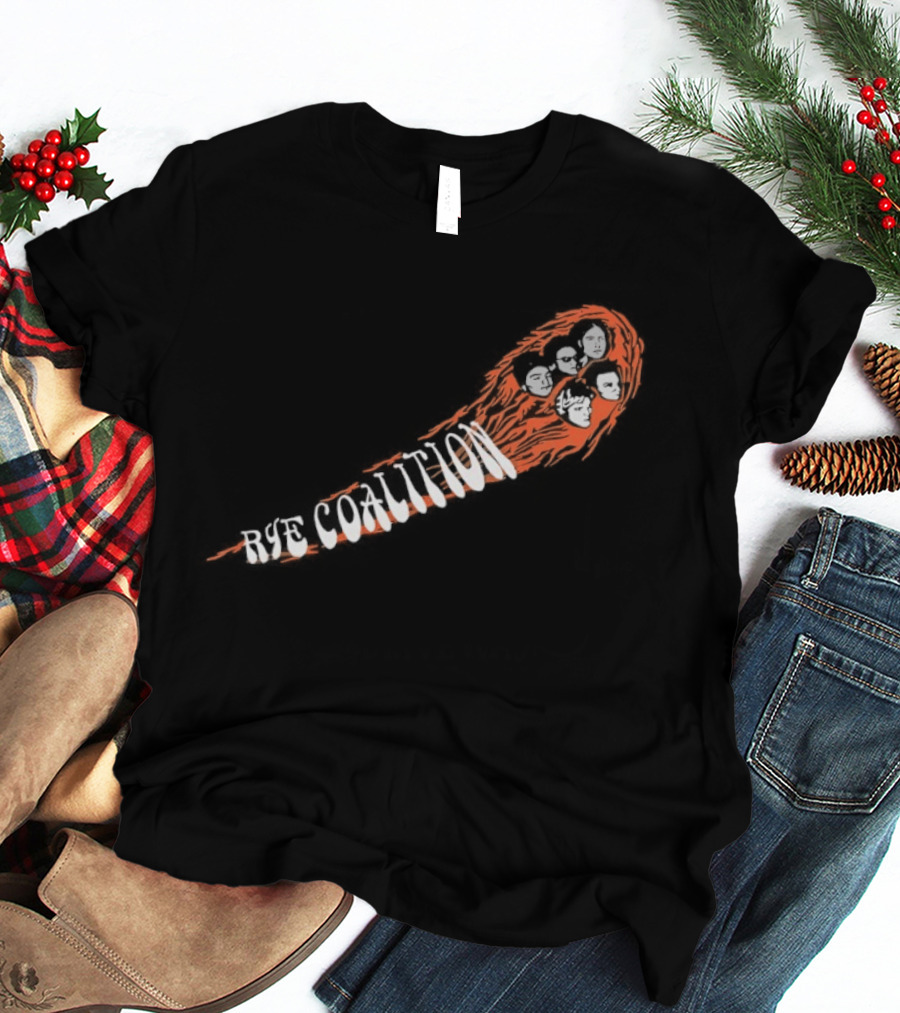Rye Coalition Fireball Band Faces Comet T-Shirt