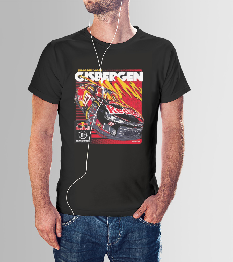 Shane Van Gisbergen No 97 Red Bull Chevrolet Camaro ZL1 Trackhouse NASCAR T-Shirt