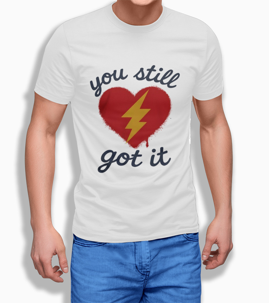 Brett Young You Still Got It Heart Lightning Bolt T-Shirt