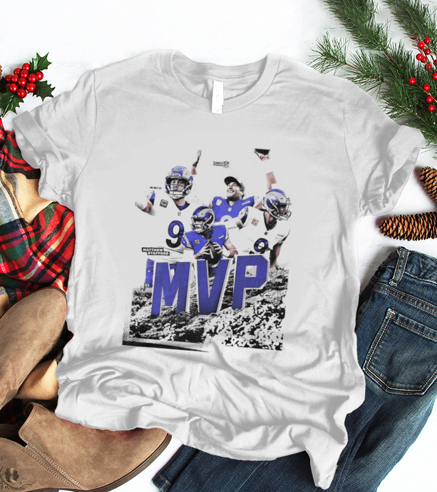 Los Angeles Rams Matthew Stafford Football MVP T-Shirt