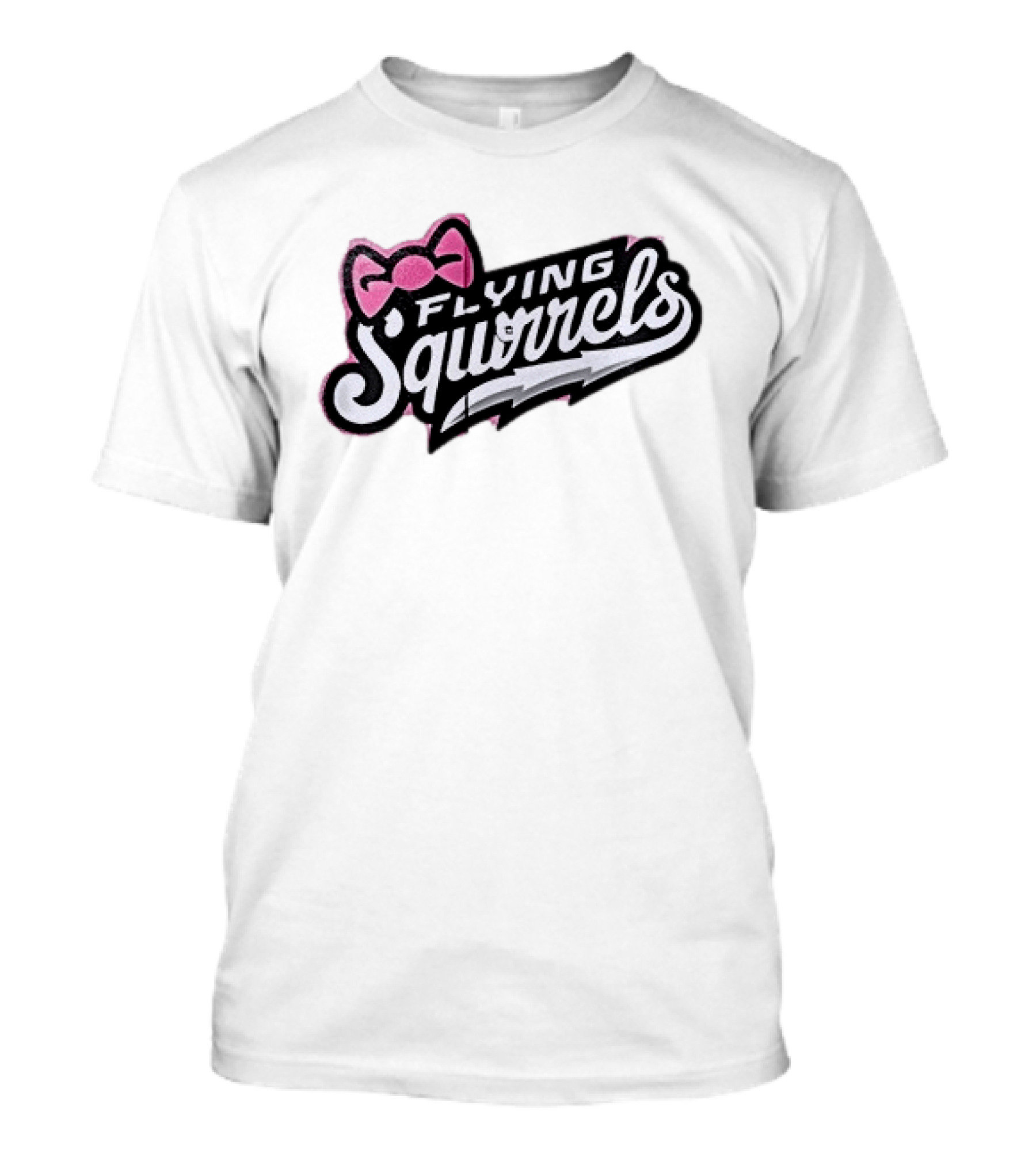 Richmond Flying Squirrels Nutasha Pink Bow Team Unveiled T-Shirt