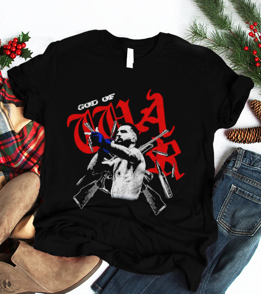 Benoît Saint Denis God Of War Guns Warrior T-Shirt