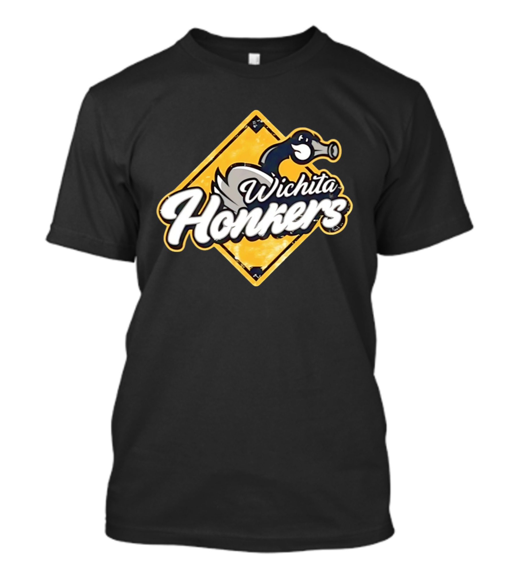 Wichita Honkers 2026 Goose Logo Diamond T-Shirt