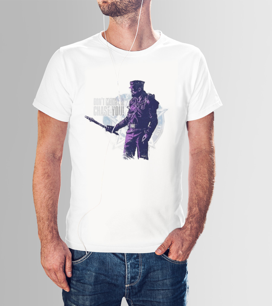 Coyle Don't Make Me Chase You Purple Costume Valentine's Day T-Shirt