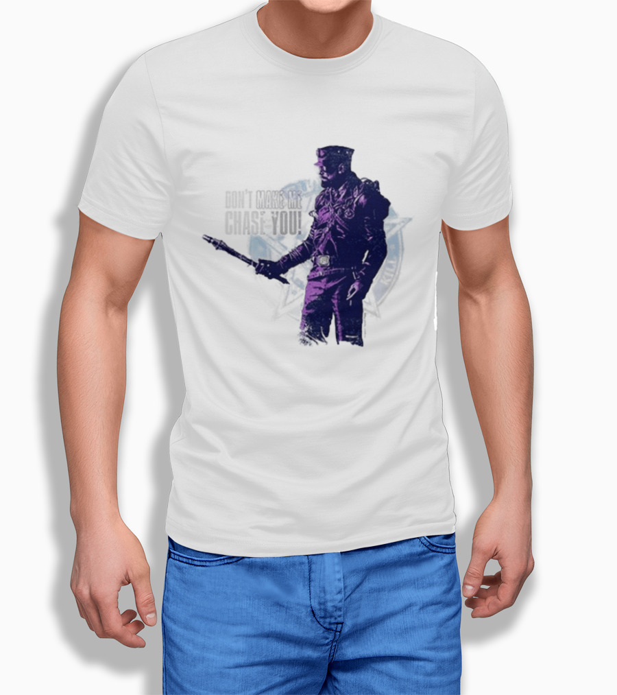 Coyle Don't Make Me Chase You Purple Costume Valentine's Day T-Shirt