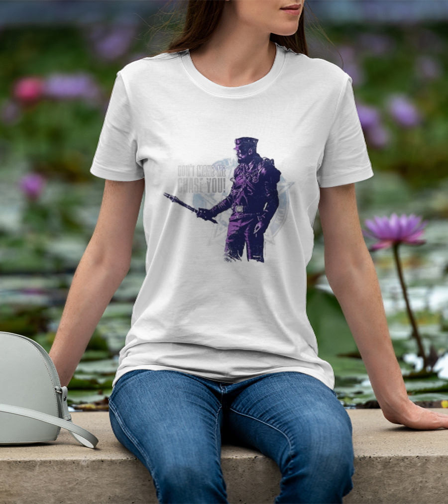 Coyle Don't Make Me Chase You Purple Costume Valentine's Day T-Shirt