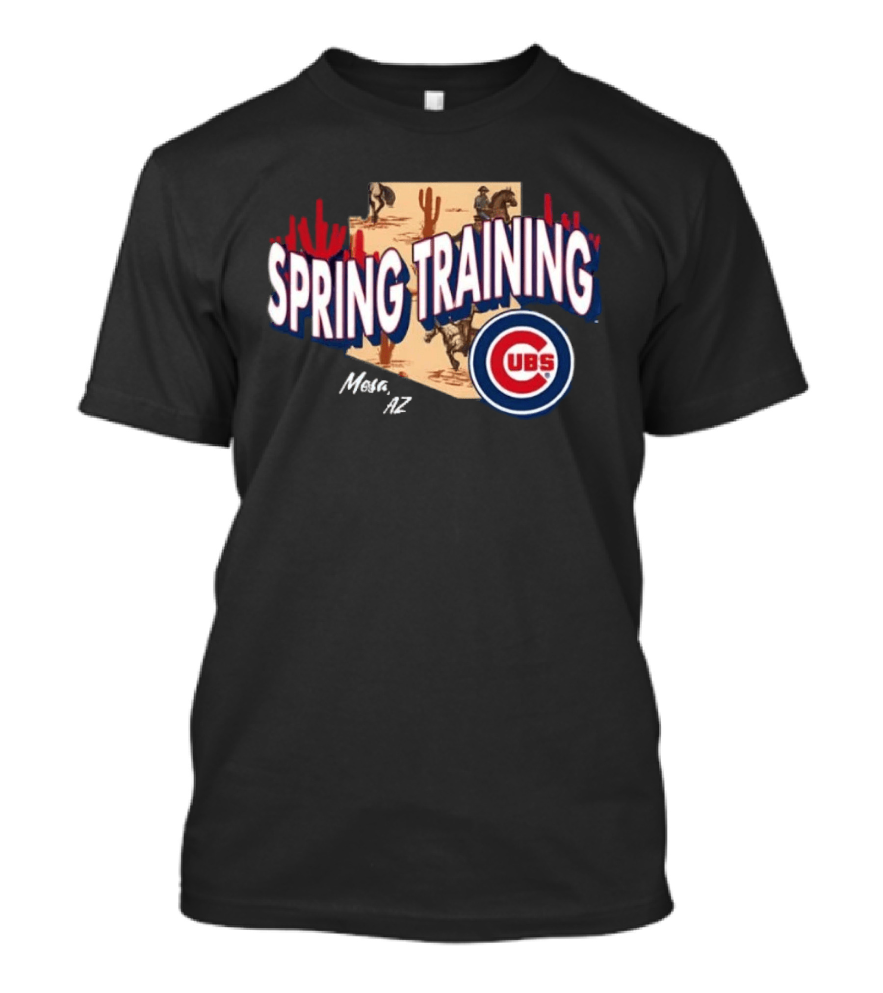 Cubs 2026 Spring Training Mesa AZ Cactus Baseball Event T-Shirt