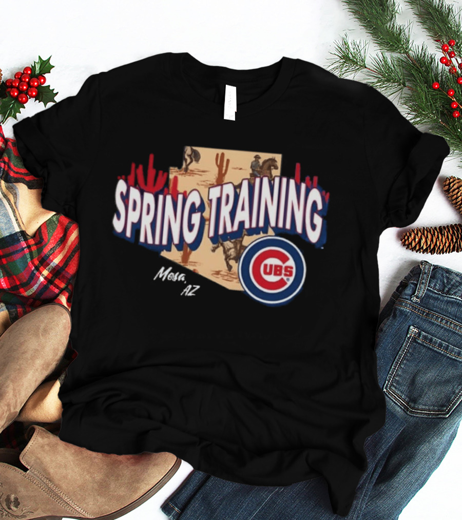 Cubs 2026 Spring Training Mesa AZ Cactus Baseball Event T-Shirt