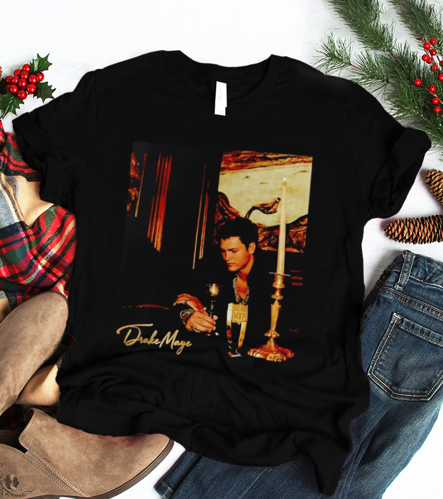 Drake Maye Take Care MVP New England Patriots T-Shirt