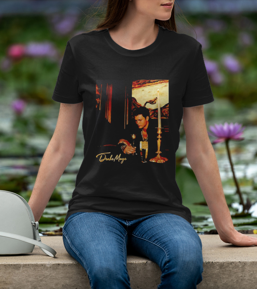 Drake Maye Take Care MVP New England Patriots T-Shirt