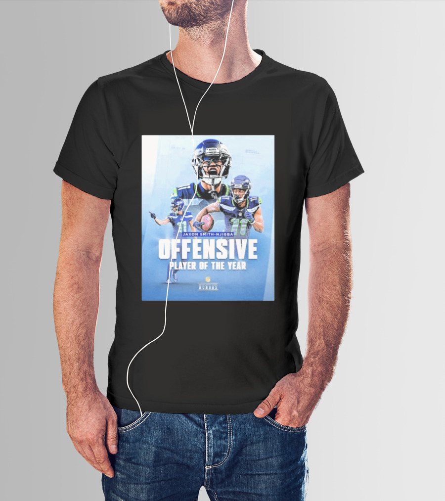 Jaxon Smith Njigba Offensive Player Of The Year Seattle Seahawks Honors T-Shirt