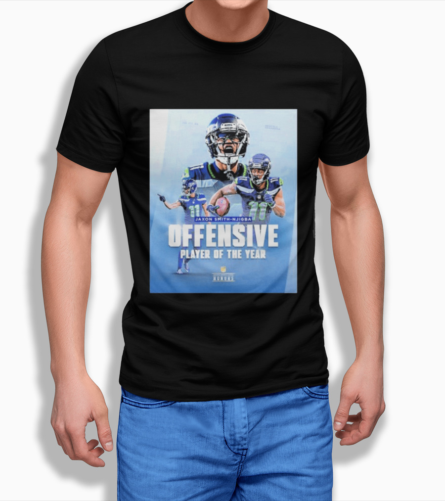 Jaxon Smith Njigba Offensive Player Of The Year Seattle Seahawks Honors T-Shirt