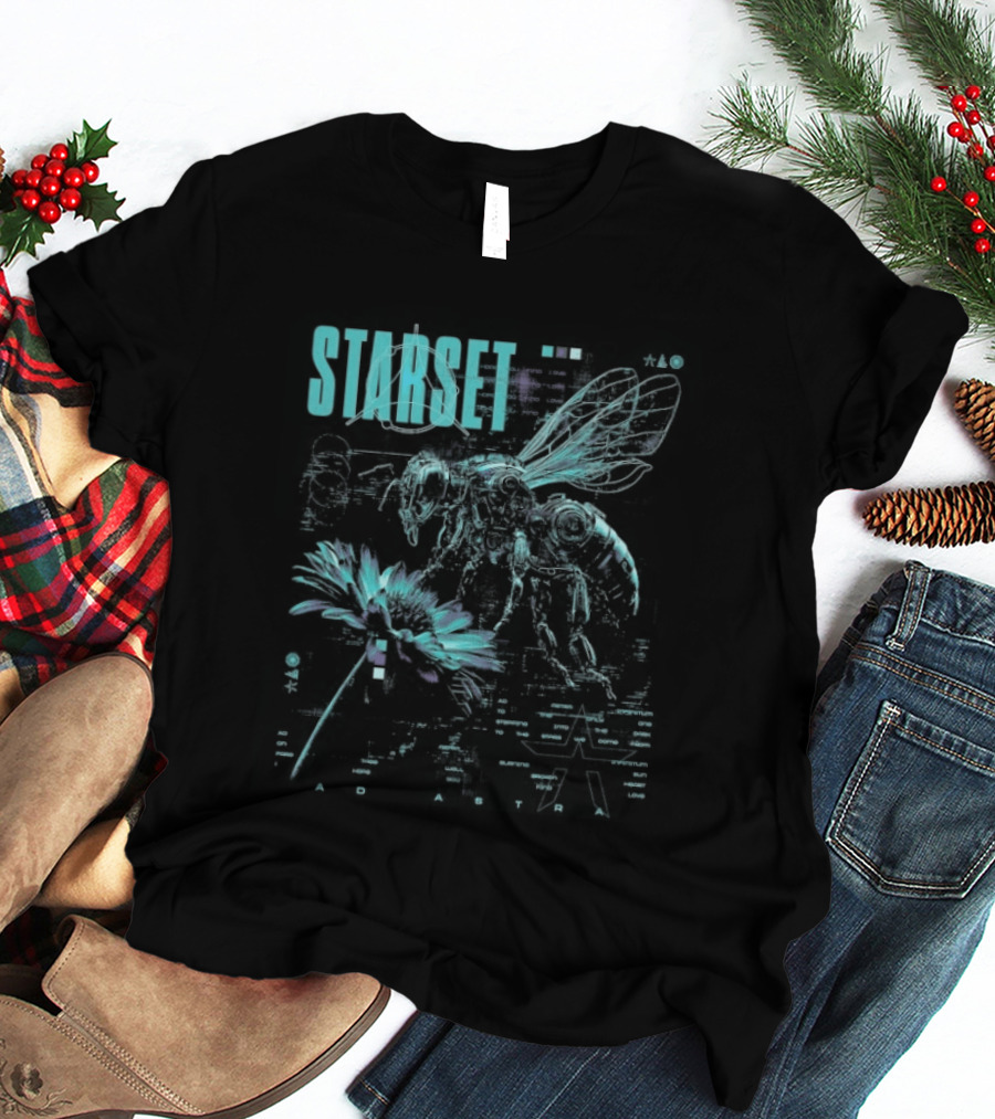 Starset Silos Ad Astra Bee Flower T-Shirt