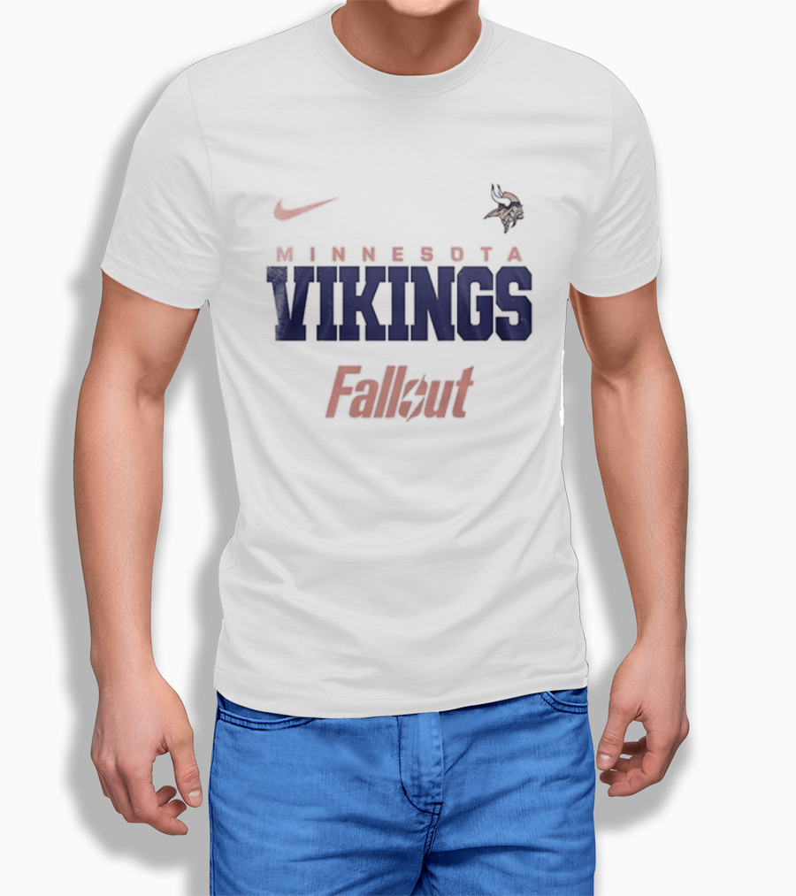 Nike Minnesota Vikings Fallout Vault Forever T-Shirt