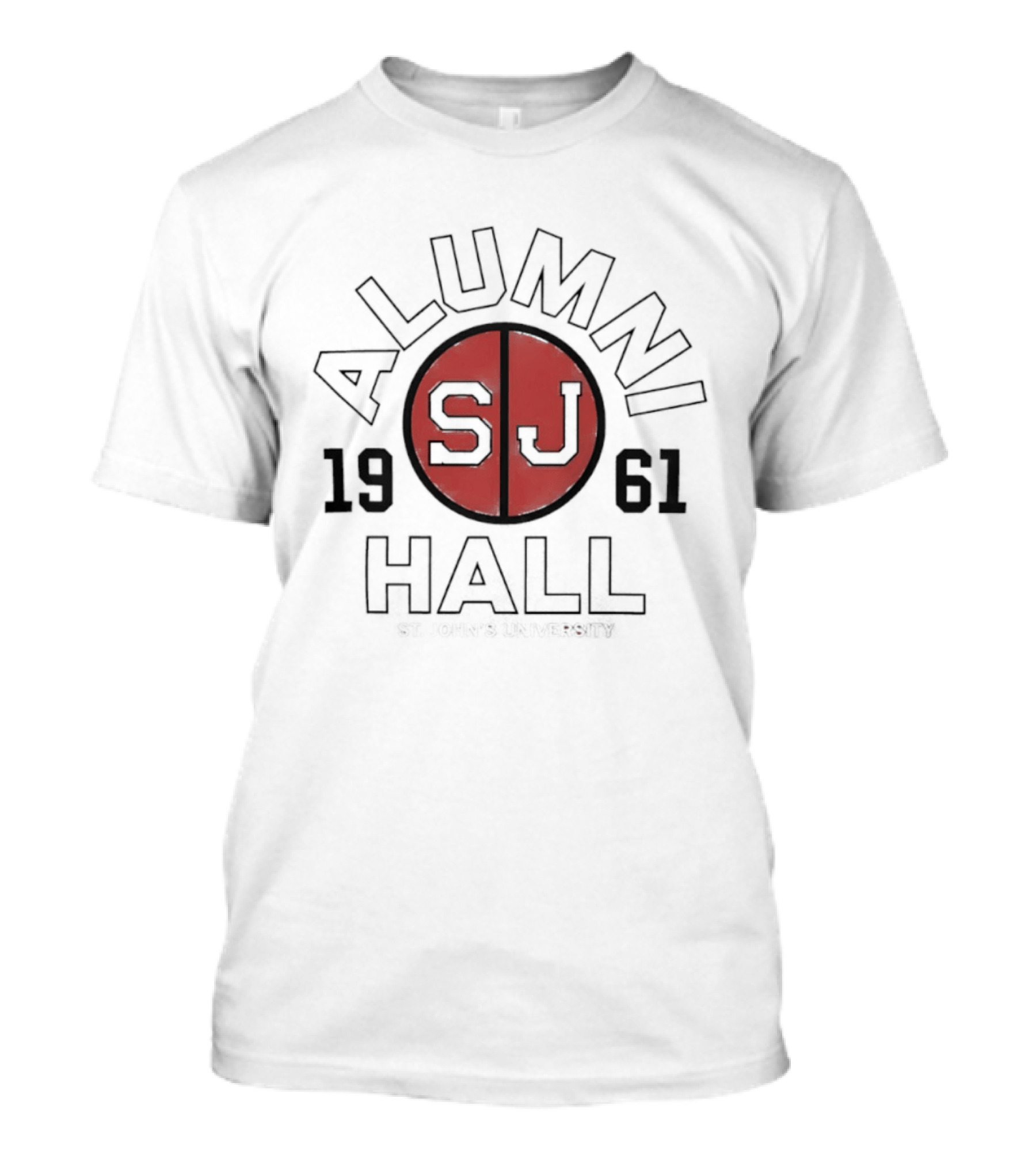 St John's Red Storm SJ Alumni Hall 1961 Basketball T-Shirt