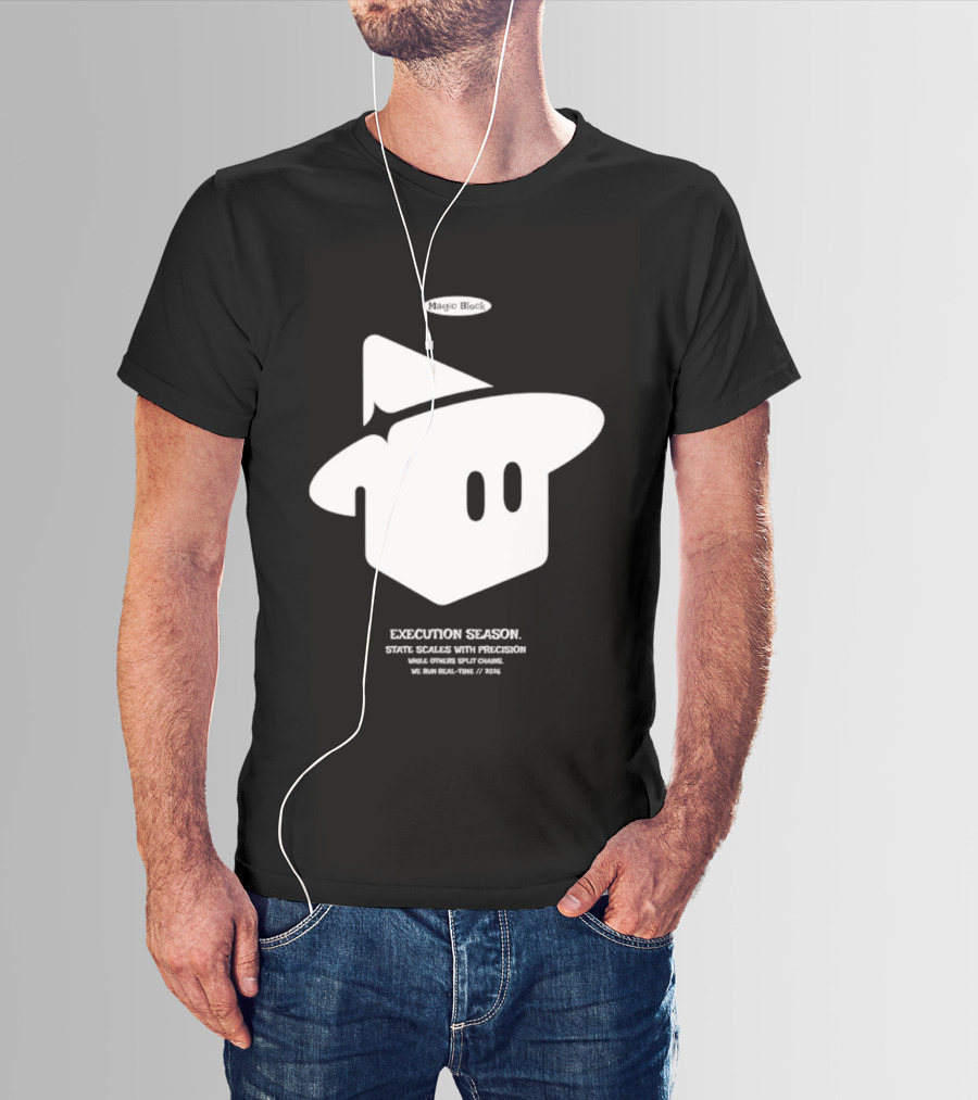 Execution Season Magic Block State Scales With Precision T-Shirt