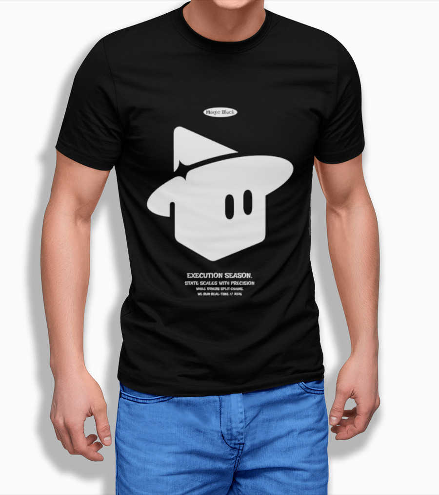 Execution Season Magic Block State Scales With Precision T-Shirt